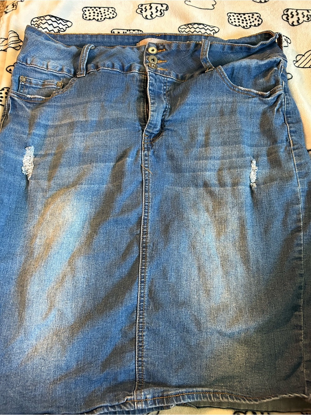Women’s Blue Denim Skirt